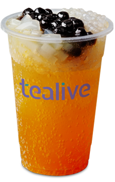 Sparkling Mango Tea Tealive Lot 10 Online Catering Delivery Smartbite